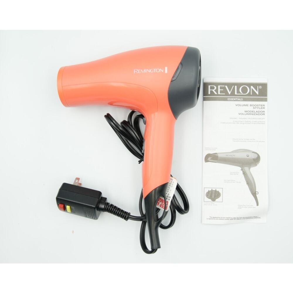 Revlon Essentials Volume Booster Styler Hair Dryer (Pink) No Accessories‎